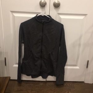 Lululemon dark gray zip jacket size 6